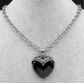 Collar corazón gótico