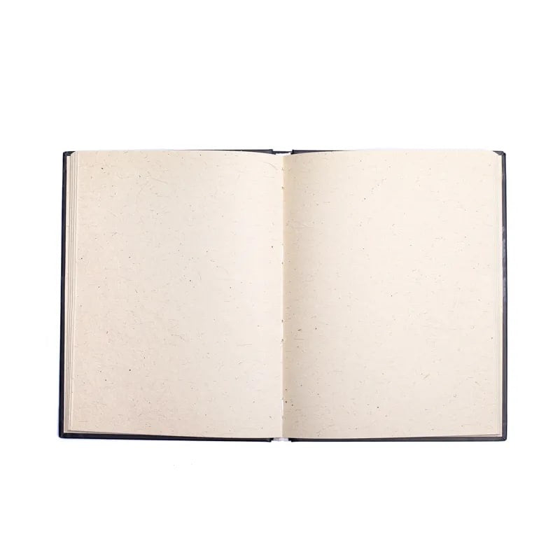 Cuaderno color negro fases lunares y estrellas