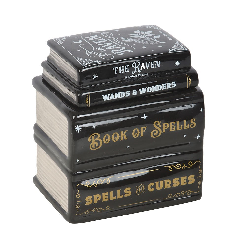 Quemador de aceite y calentador de cera Book of Spells