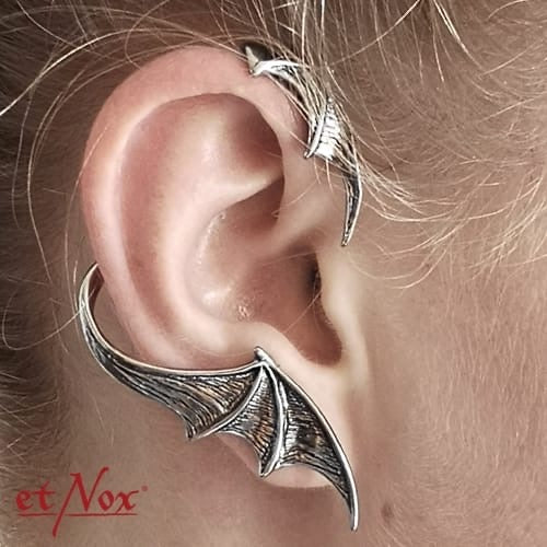Pendiente de diseño "Bat Wing" de acero inoxidable, derecho de
etNox