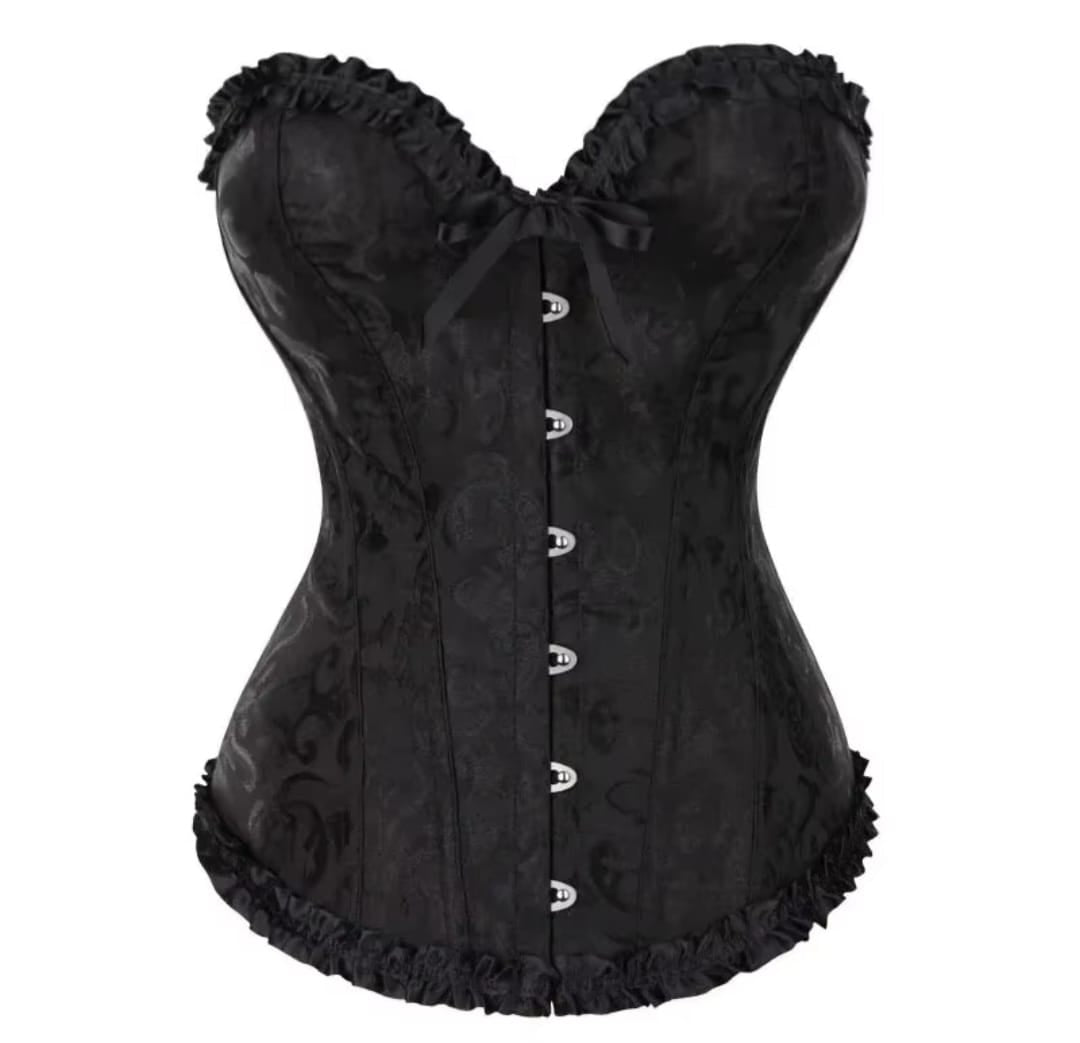 Corset negro victoriano