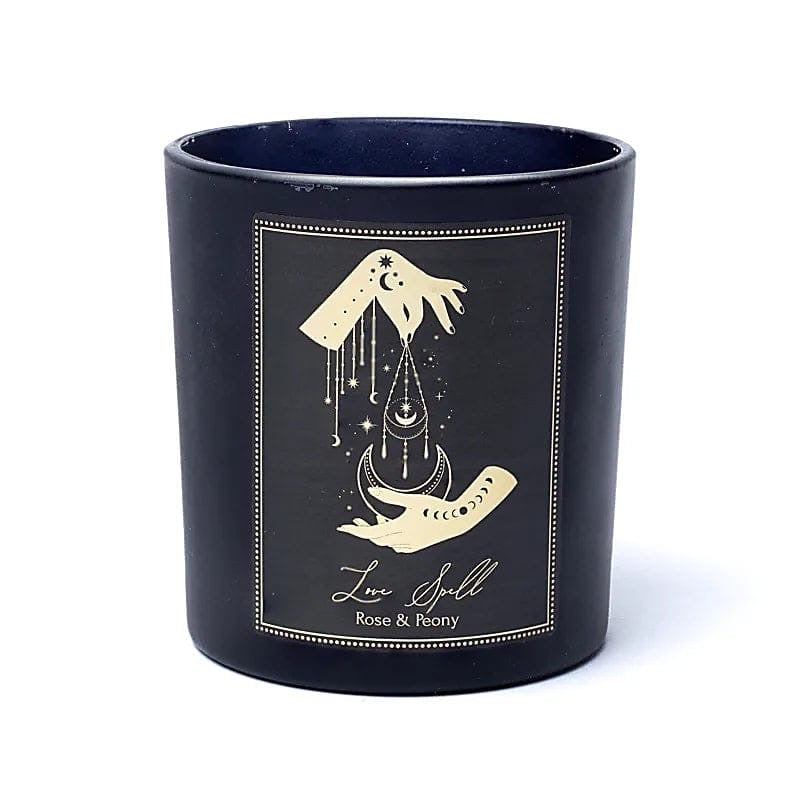 Vela Manifestation Love Spell en vidrio