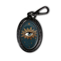 Llavero Charm Negro Ojo Sagrado de Voglio Bene