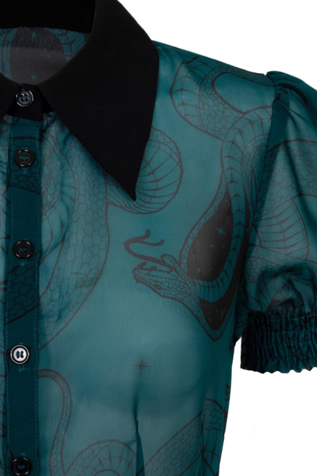 Venom Blouse de Hell Bunny