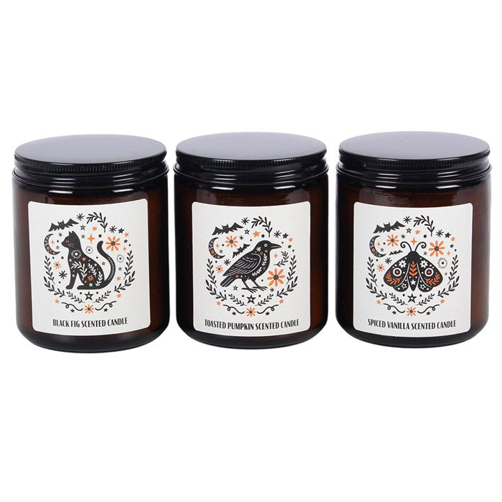Lote de 3 velas perfumadas «Frightful Folk»