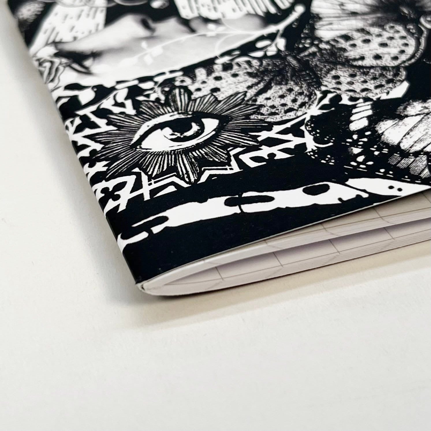 Cuaderno A5 con mariposa negra de Voglio Bene