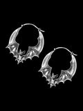 Pendientes argollas murciélago