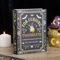 Caja de almacenamiento con forma de libro de hechizos «Toadbreath»