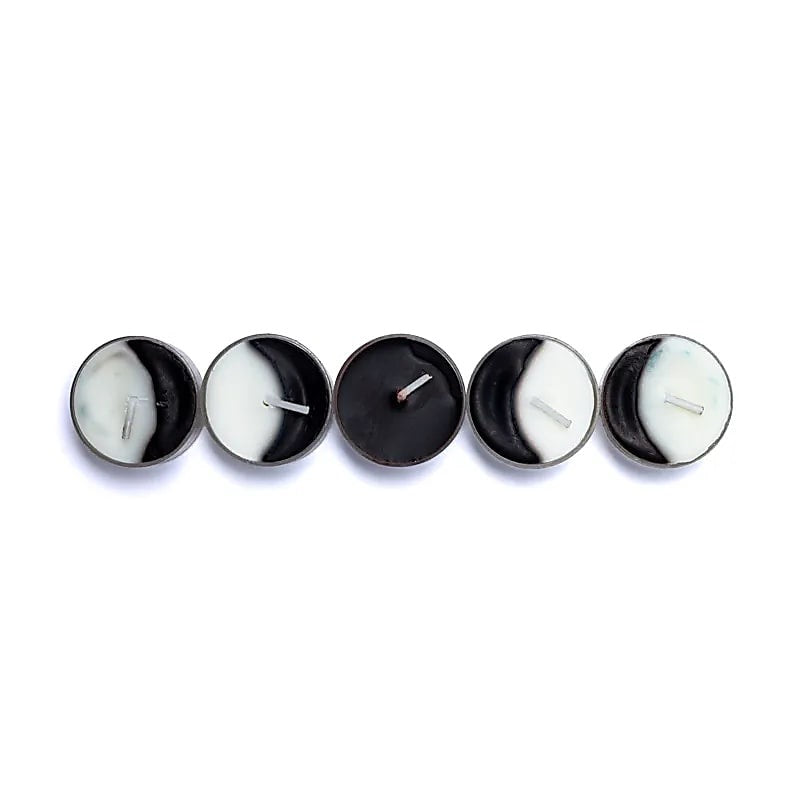 Velas de té luna creciente