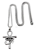Collar llave Vida con ojo Horus