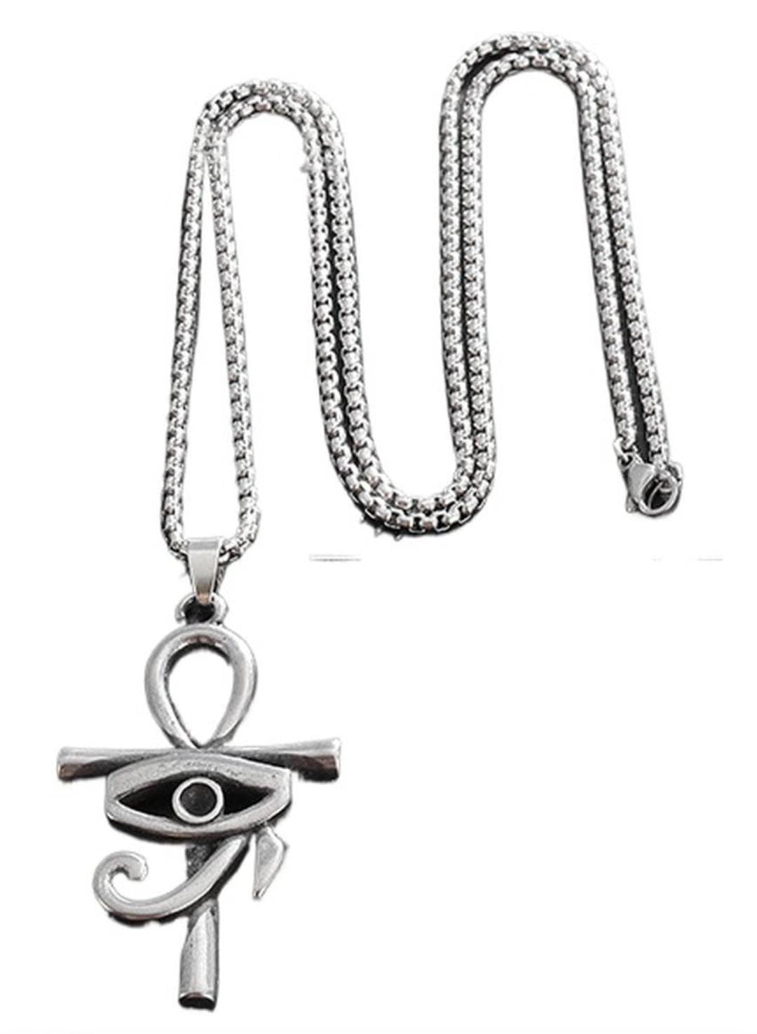 Collar llave Vida con ojo Horus