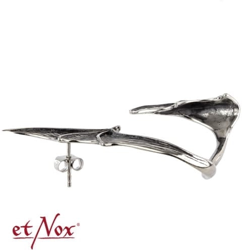 Pendiente de diseño "Bat Wing" de acero inoxidable, derecho de
etNox