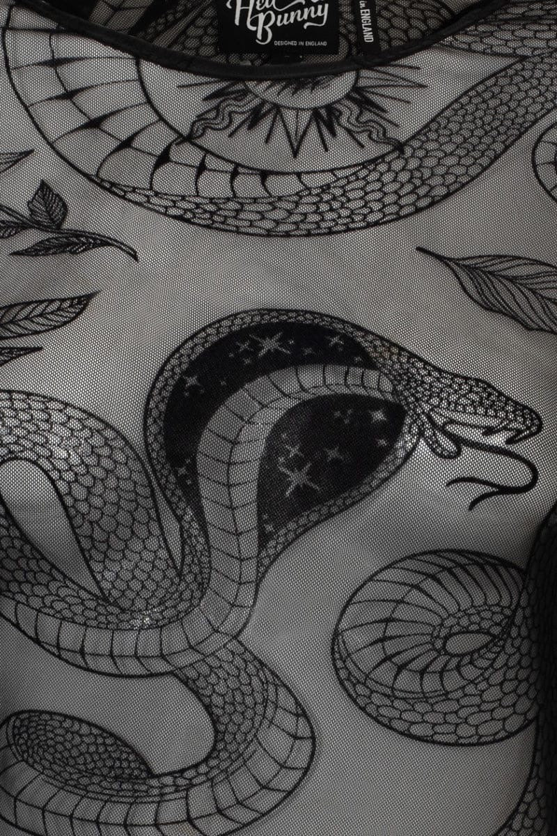 Snake Charmer Top de Hell Bunny