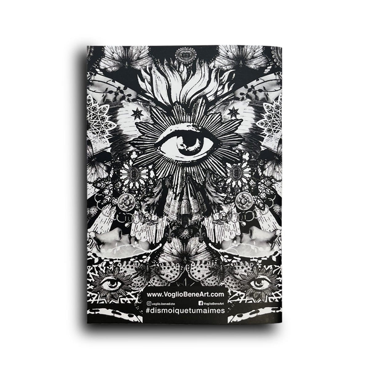 Cuaderno A5 con mariposa negra de Voglio Bene