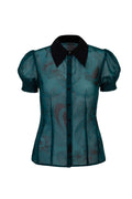Venom Blouse de Hell Bunny