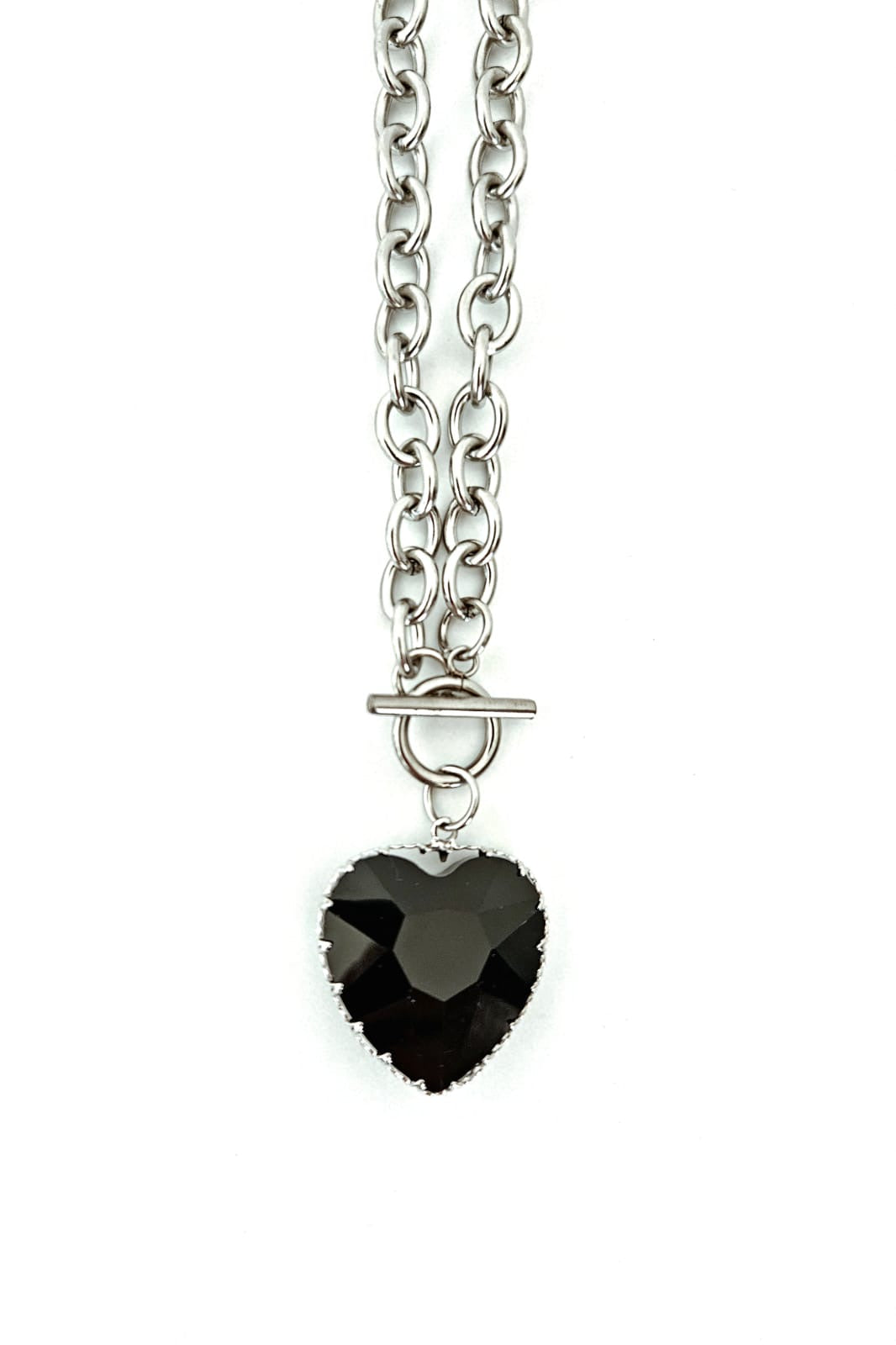 Collar corazón Punk