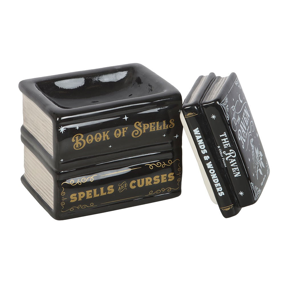 Quemador de aceite y calentador de cera Book of Spells