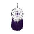 Atrapasueños “Ojo de la Protección” en Crochet Violeta