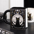 Taza con forma de libro «Black Cat Magick: Libro de hechizos»