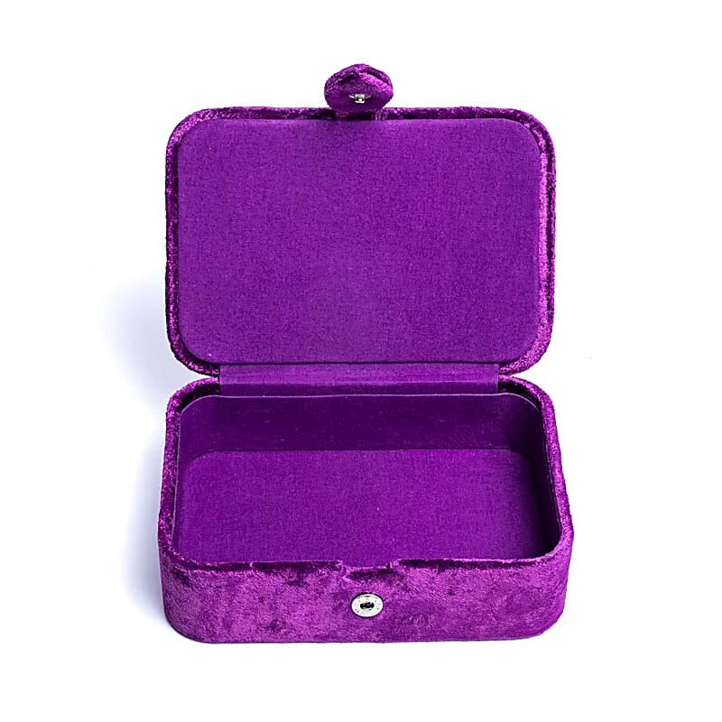 Joyero y arot terciopelo purpura con galaxia