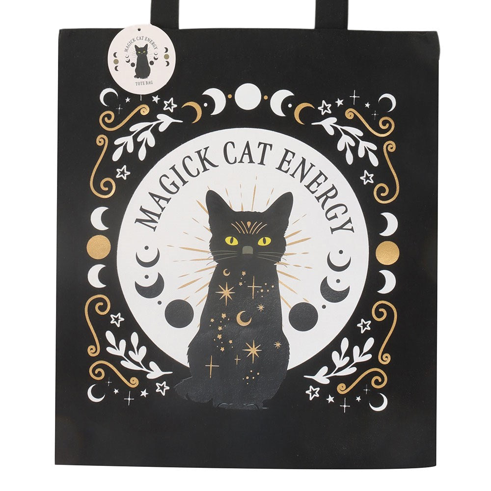 Bolso de mano «Black Magick Cat Energy»