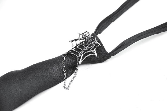 Corbata punk con eslabones de cadena