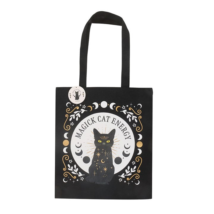 Bolso de mano «Black Magick Cat Energy»
