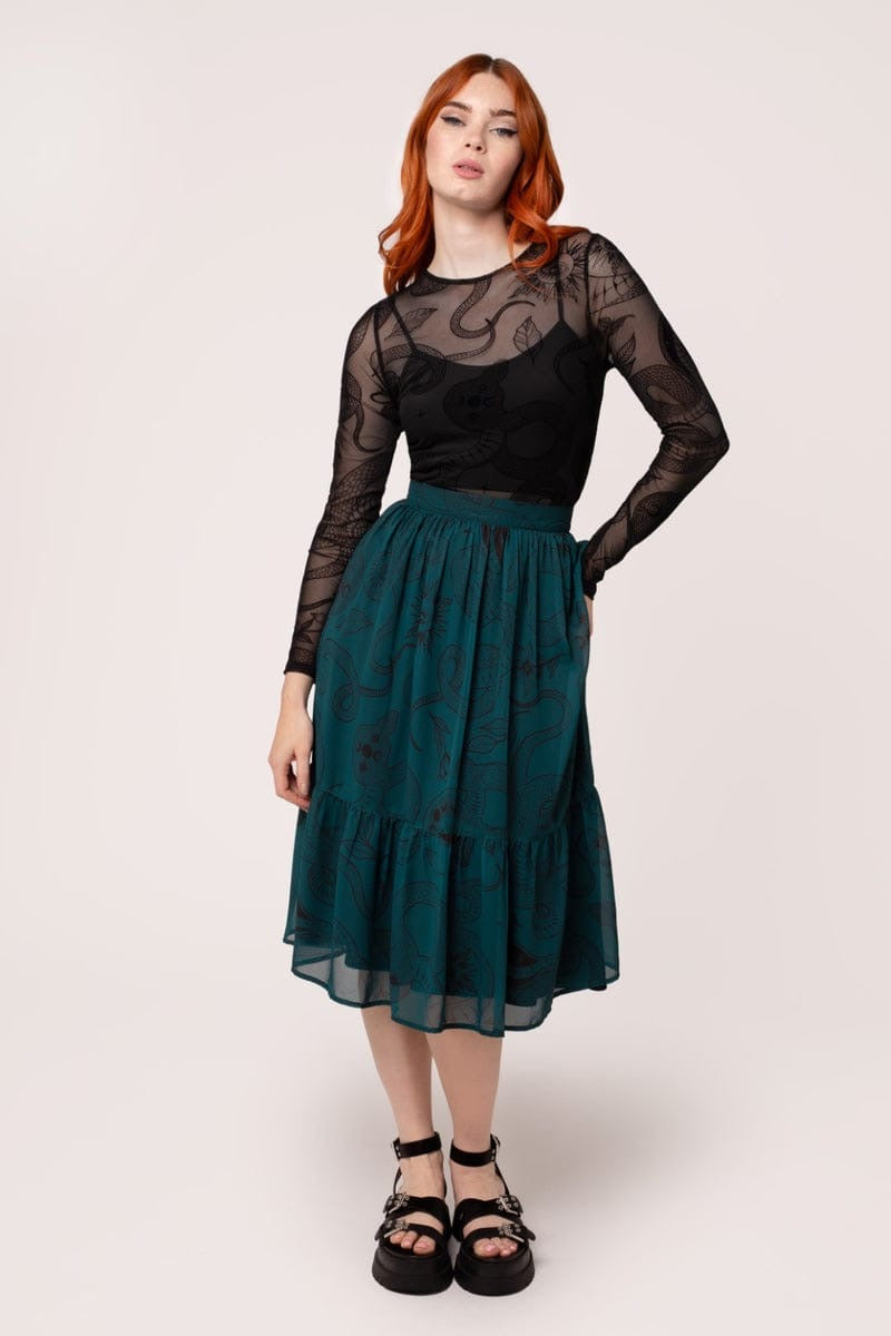 Snake Charmer Top de Hell Bunny