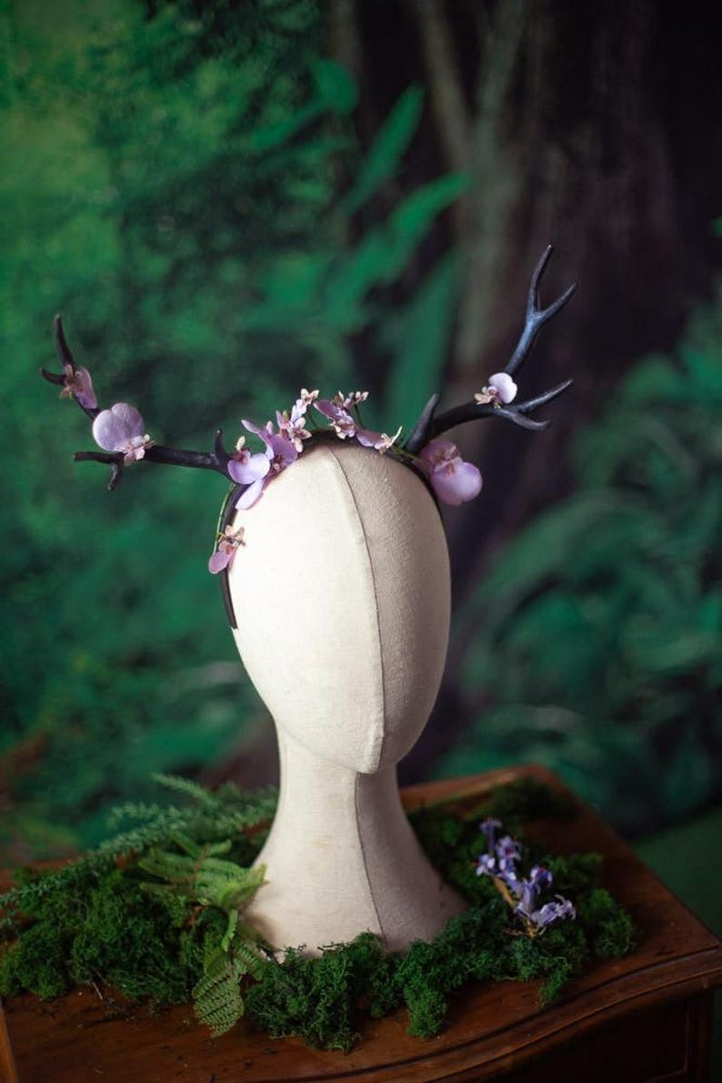 Diadema de cuernos de Orquídea