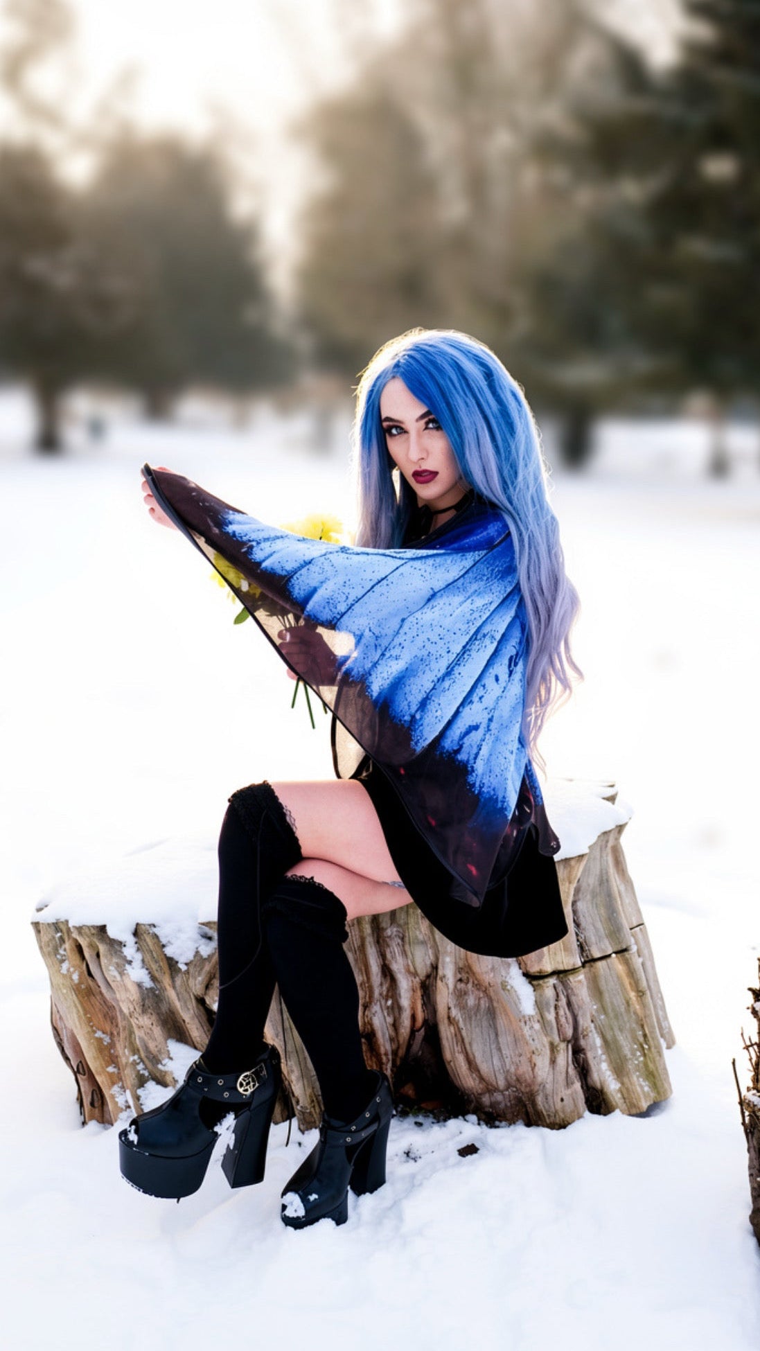 Alas de Mariposa Morpho Azul – Costurero Real