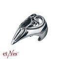 Anillo ‘’punta del dedo’’ acero inoxidable con ónix de etNox