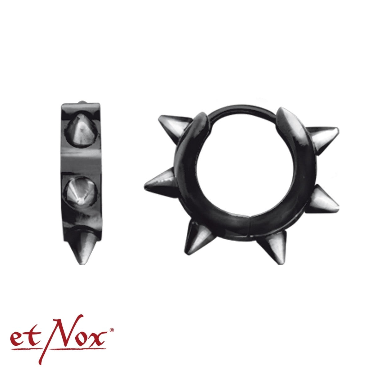 Pendientes etNox Spike acero inoxidable