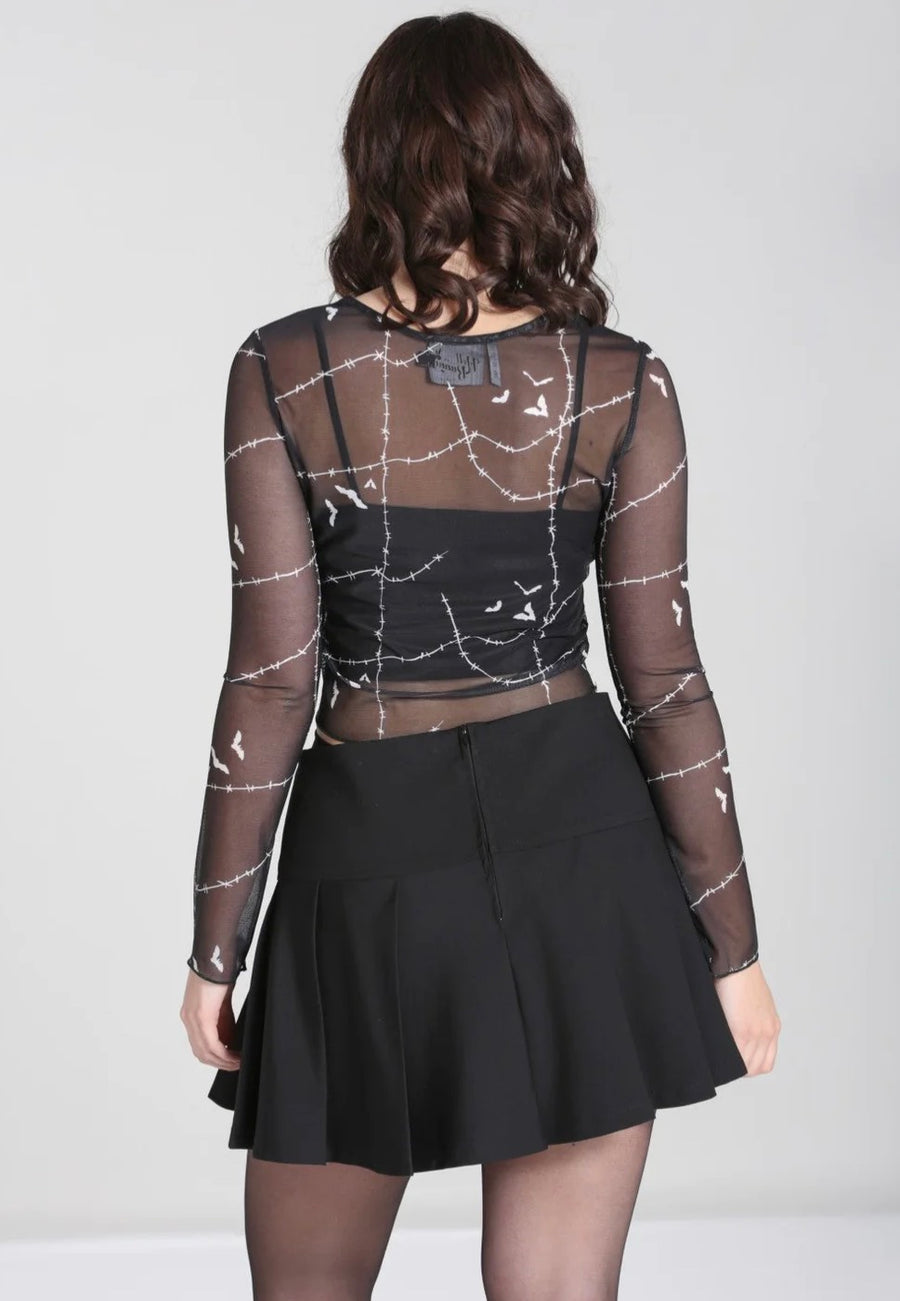 Stitches Mesh Top de Hell Bunny