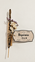 Atado de Palo Santo Alquimia con incienso natural, ramillete de flores secas y luna mágica
