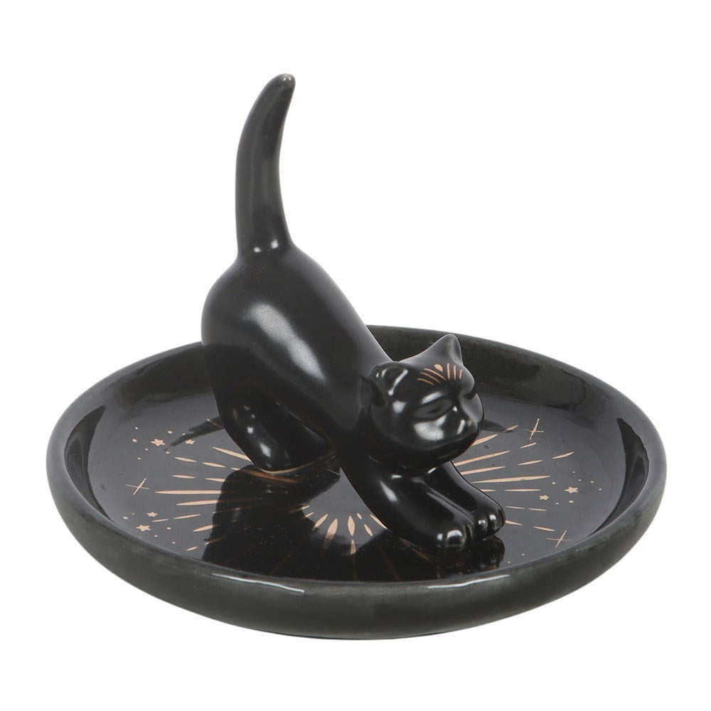 Bandeja decorativa «Magia del gato negro»