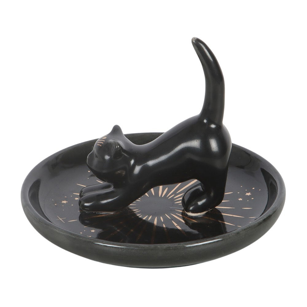 Bandeja decorativa «Magia del gato negro»