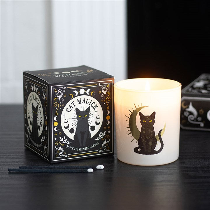 Vela de higo negro «Black Cat Magick»