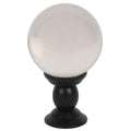 Gran bola de cristal transparente con soporte