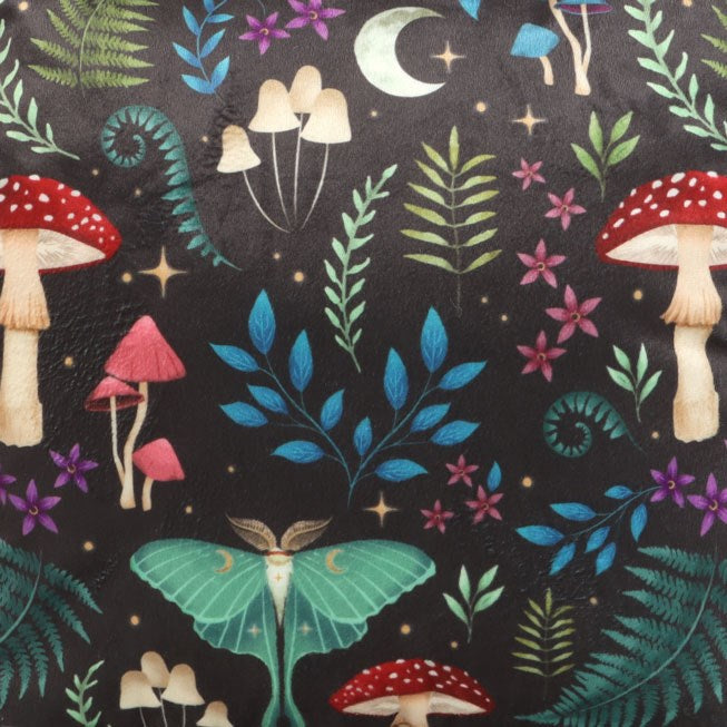 Cojín cuadrado de 35 cm con estampado «Bosque oscuro»