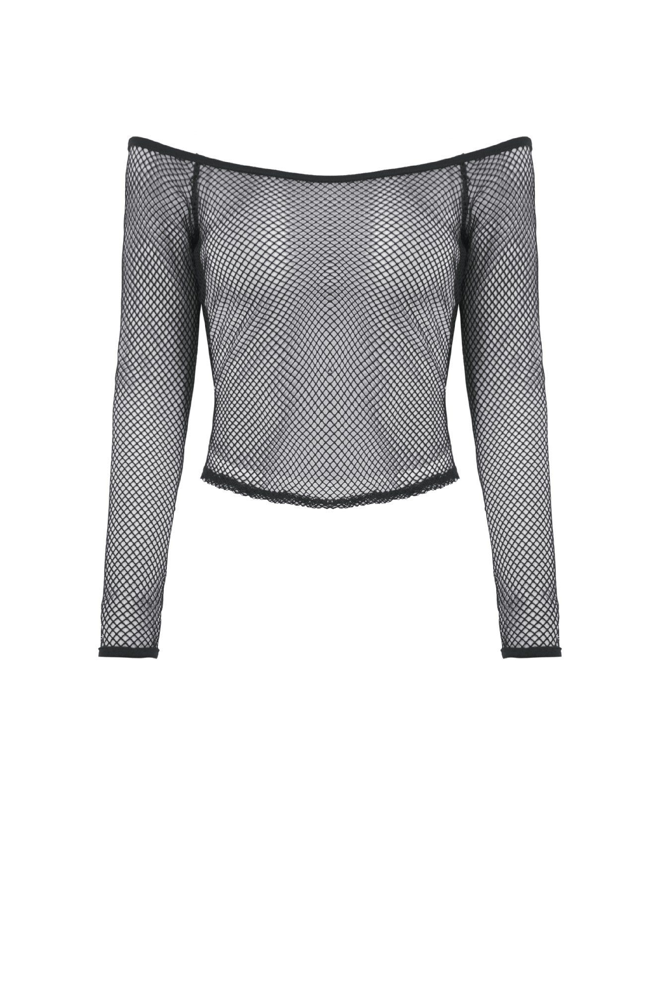 Top versátil de malla punk