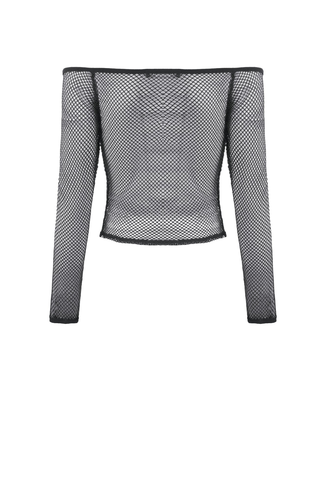 Top versátil de malla punk